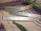 Old Used VINTAGE maker marked VOGT sTERLING silver show halter/bridle 