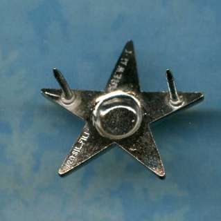 Brigader General 1 Star Rank Insignia BGen RADM Pin 1/20 Sterling 