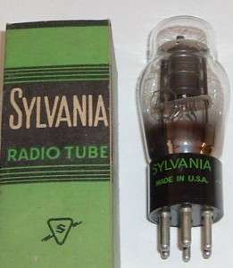 TUBES 1 Sylvania #41 pentode tube 41 NOS NIB NEW green  