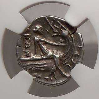   Nymph NGC Certified VF 300BC Genuine Ancient Silver Greek Coin  