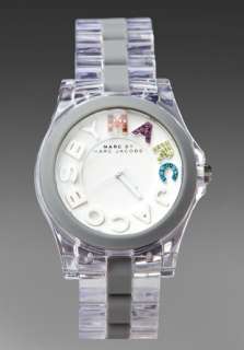 MARC BY MARC JACOBS Rivera Watch in Clear Multi  