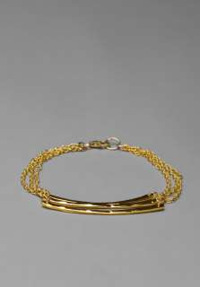 GORJANA Taner Three Bar Bracelet in Gold  
