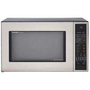 R930CS  Sharp Carousel 1.5 Cu. Ft. Countertop Microwave in Stainless 