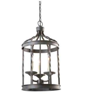   Collection Rustic Iron 3 Light Pendant GVQ9713A 2 at The Home Depot