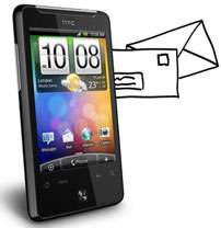 HTC Gratia Smartphone (8,1 cm (3,2 Zoll) Display, Touchscreen, 5 