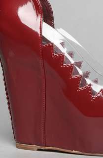 Jeffrey Campbell The Audrey II Shoe in Dark Red Patent : Karmaloop 