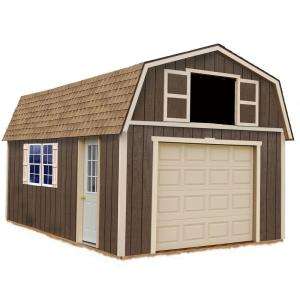 Best Barns Tahoe 12 ft. x 16 ft. Wood Garage Kit without Floor tahoe 