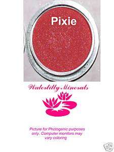 Pixie Minerals Shadow Bare Makeup Eyeshadow Pinky Red Sample Size New 
