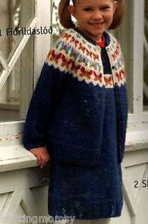 Knitting Pattern Lopi Sweater Mens Womens Childrens  