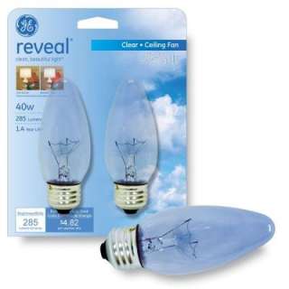   Watt Blunt Tip Decorative Ceiling Fan Incandescent Light Bulb (2 Pack