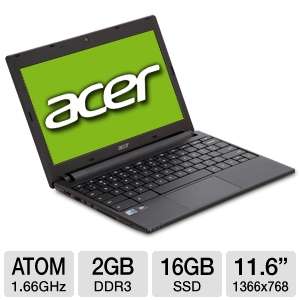 Acer AC700 1090 LU.SDM0C.003 3G Chromebook   Intel Atom Dual Core N570 