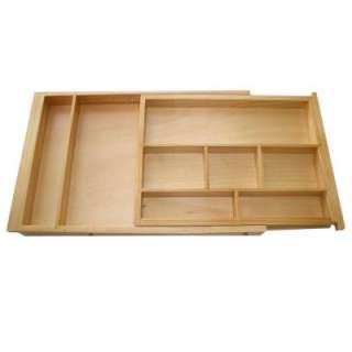   Expandable Wood Jewelry Drawer Divider Organizer 142 at The Home Depot