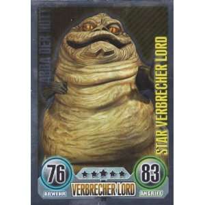 Star Wars Force Attax Einzelkarte 170 Jabba Der Hutt Verbrecher Lord 