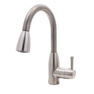 Fairbury Single Handle Pull Down Sprayer Kitchen Faucet in Stainless 