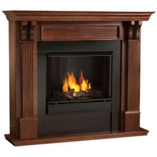   41.64 in. Mahogany Indoor Gel Fireplace 7100 M at The Home Depot