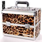leopard beauty case alu kosmetik koffer nail art koffer eur 39 99 