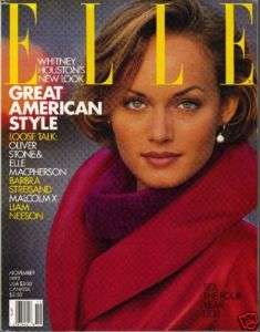 Elle Magazine AMBER VALETTA November 1992  