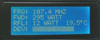 Frequency Meter 30 1300 MHZ, SWR PWR Temperature Meter  