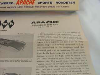 Vintage 1962 Powered Apache Sports Roadster Hawk Model  