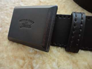 NIB 100% Authentic GUCCI Mens Leather Brown Belt European Size 105  US 