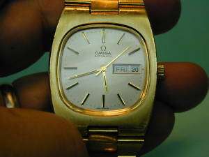 Vintage 1970 Omega day date automatic quick long band  