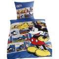   Mickey Retro 135 x 200 cm Bettbezug und 80 x 80 cm Kissenbezug