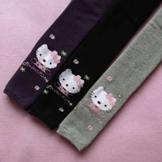 Hello Kitty Tights Pants For Age 6 7 in PURPLE Great Quality Ship 