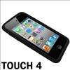 Black Silikon Hülle ipod touch 4 Schutzhülle Tasch 4  