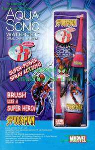 Spider Man: AquaSonic Water Jet Toothbrush: Print Ad!  