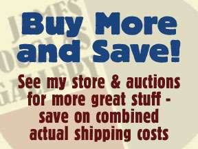 one low shipping rate sales tax may apply please read and accept my 