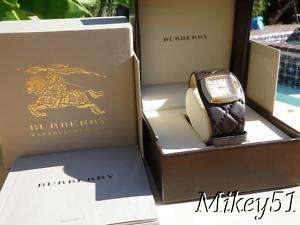 NEW AUTHENTIC BURBERRY BU4053 BROWN/GOLD LADIES WATCH  