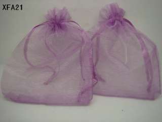 VARIOUS PURE COLOR WEDDING GIFT BAGS JEWELRY FAVOR ORGANZA POUCHES 3 