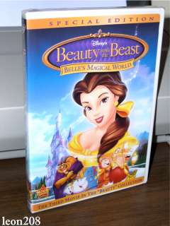   and the Beast Belles Magical World (DVD, 2003 786936201826  