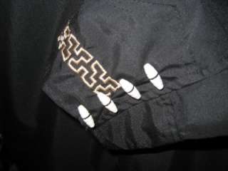 Mens Traditional Stitched Charro Western Black Shirt  