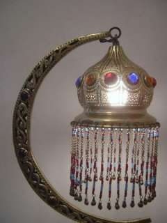 Handmade Moroccan Decor Brass Table Floor Lamp Light  