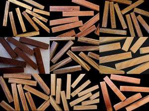 African Pen Blanks   Group 2, your choice of 9 woods  