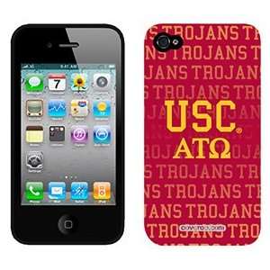  USC Alpha Tau Omega Trojans on AT&T iPhone 4 Case by 