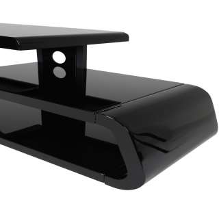 Designer Gecko Gloss Black LCD Plasma TV Media Stand G Shape For 32 