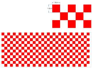 RC Motorbike Cars Scooters Decal Sticker SMALL RED SQUARE Pattern (CO 