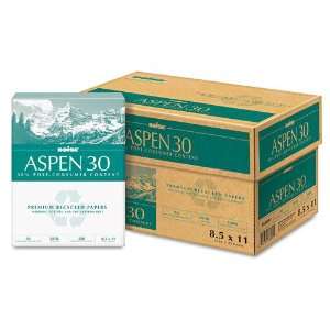  Boise  ASPEN 30 Recycled Copy/Laser Paper, 92 Brightness 