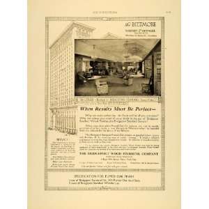 1915 Ad Bridgeport Wood Finishing Biltmore Library Architecture Warren 