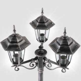Lampione nostalgico lampada 3 lanterne Illuminazione da Esterno Colore 