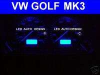 VW GOLF GTI / VR6 MK3 BLUE LED SPEEDO DIAL + LCD KIT  