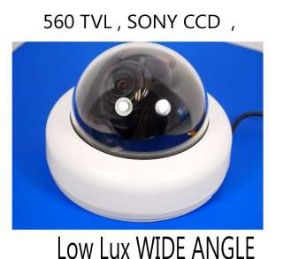 560TV Sony CCD Low Lux WIDE ANGLE 2.8 CCTV DOME Camera  