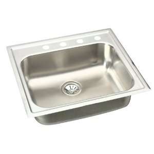  25 X 22 3 Hole 1 Bowl Stainless Steel Self Rimming Sink 