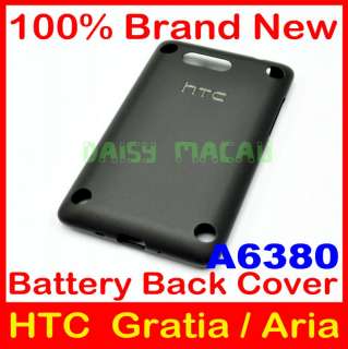 HTC Gratia / Aria Battery Back Cover + Antenna Matte Bk  