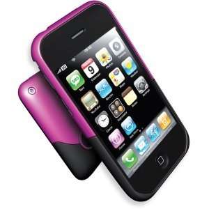  OEM iFrogz Luxe Pink & Black Case iPhone 3G 3GS: Cell 