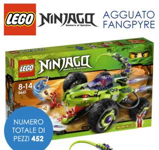 LEGO NINJAGO AGGUATO FANGPYRE 9445  