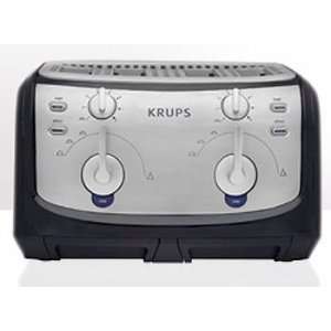  Krups TT6600 2 slice digital toaster in white.: Kitchen 