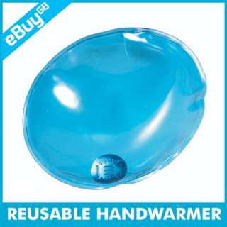 REUSABLE BLUE SKIING GLOVES HAND WARMER BN HEAT PACK  